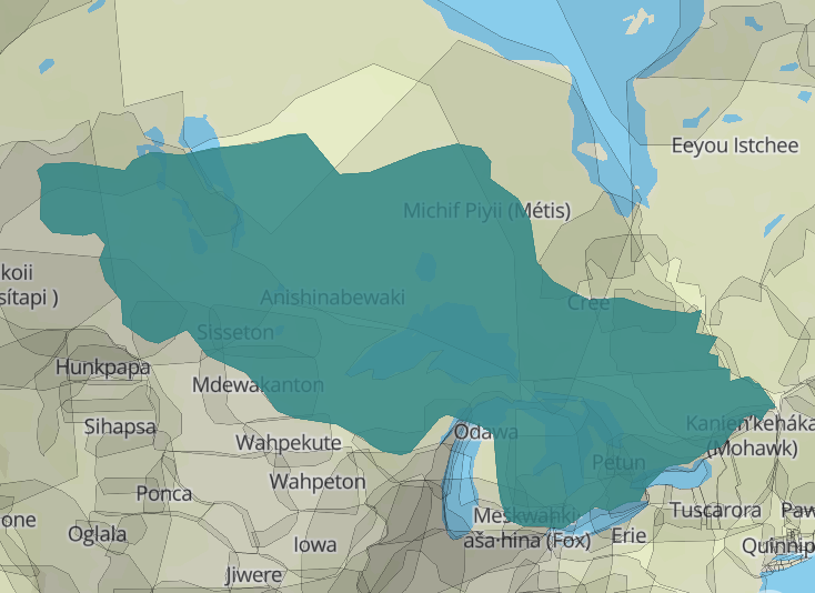 Anishinabewaki Map